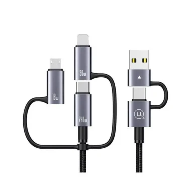 کابل شارژ 6in1 یوسمز مدل US-SJ738 با طول 2 متر توان 240 وات