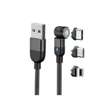 کابل شارژ 1 به 2  Magnet Rotating با طول 1 متر ( فاقد سری microUSB)