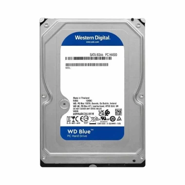 هارد دیسک اینترنال وسترن دیجیتال مدل Western Digital WD Blue WD40EZAX با ظرفیت 4 ترابایت