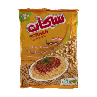 پروتئین سویا سبحان وزن 250 گرمی (24 بسته)