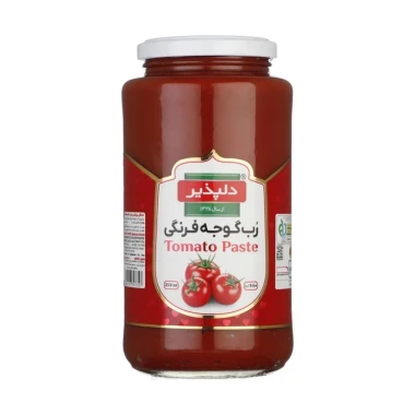 کنسرو رب گوجه فرنگی دلپذیر ظرف شیشه ای وزن 680 گرمی (کارتن 12 عددی)