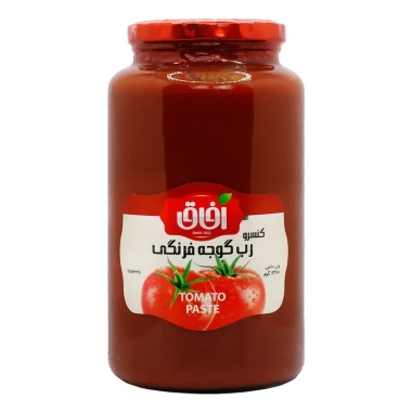 کنسرو رب گوجه فرنگی آفاق ظرف شیشه ای وزن 680 گرمی (بسته 12 عددی)