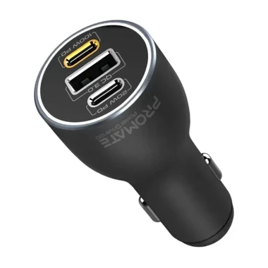شارژر فندکی پرومیت Promate RapidCharge مدل PowerDrive-120 120W - مشکی