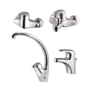 ست شیرآلات شیبه مدل اروند (با ظرفشویی ثابت)