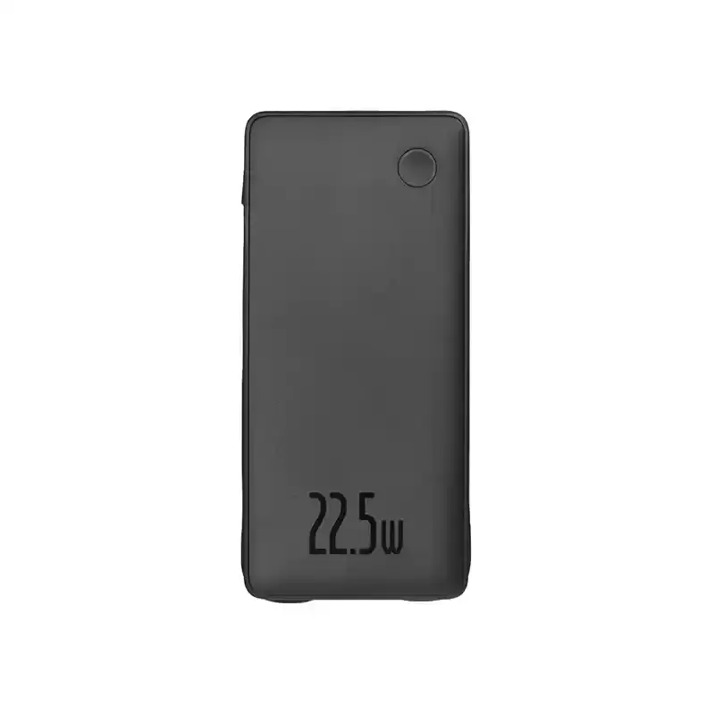 پاوربانک باسئوس مدل Airpow Lite Dual Cable 22.5w با ظرفیت 10000 میلی‌آمپرساعت