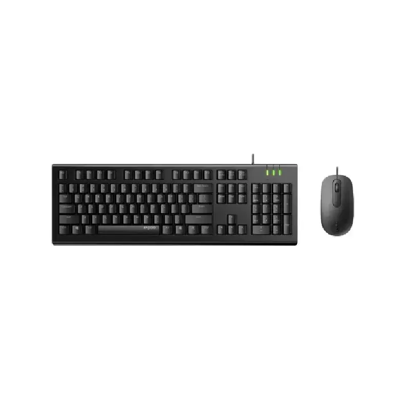 کیبورد باسیم رپو مدل Rapoo X120 Pro به همراه ماوس