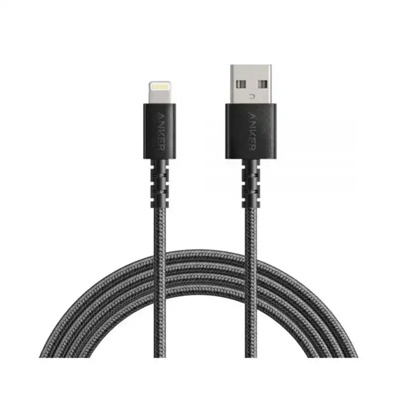 کابل شارژ USB-A to Lightning انکر مدل PowerLine Select Plus A8012 با طول 90 سانتی‌متر