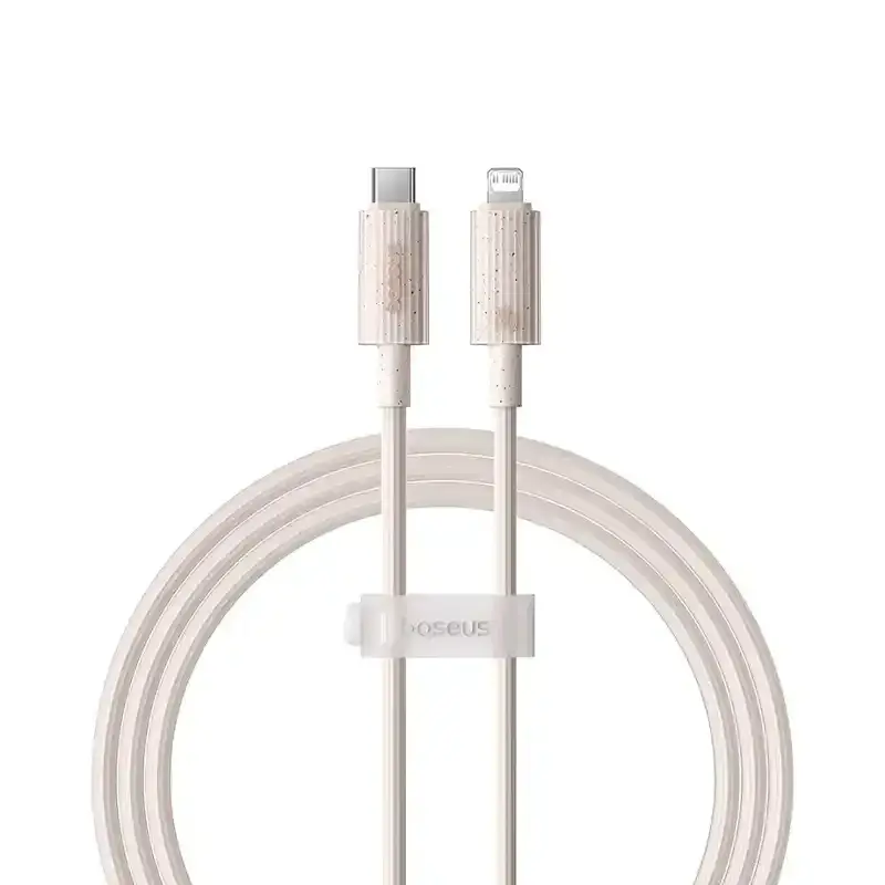کابل شارژ Type-C to iP باسئوس مدل Habitat Series با طول 2 متر 20 وات