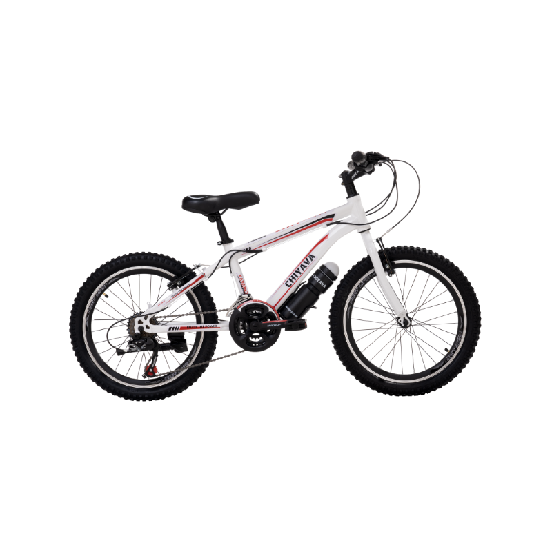 دوچرخه چیاوا مدل آکو دنده‌ای ۲۱ سرعته با ترمز ویبریک و دوشاخ ساده سایز ۲۰