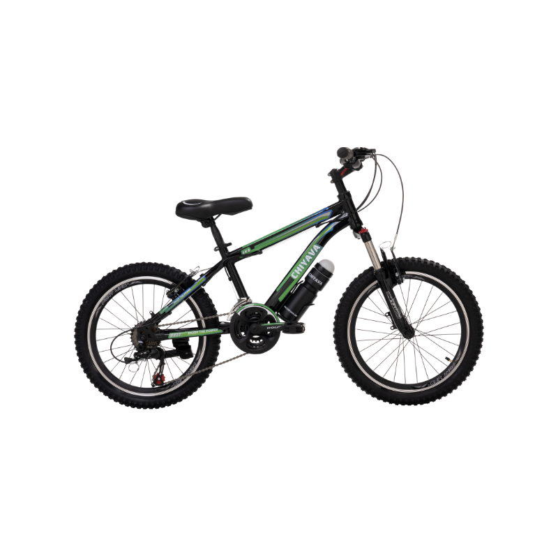 دوچرخه چیاوا مدل آکو دنده‌ای ۲۱ سرعته با ترمز ویبریک و دوشاخ کمک دار سایز ۲۰