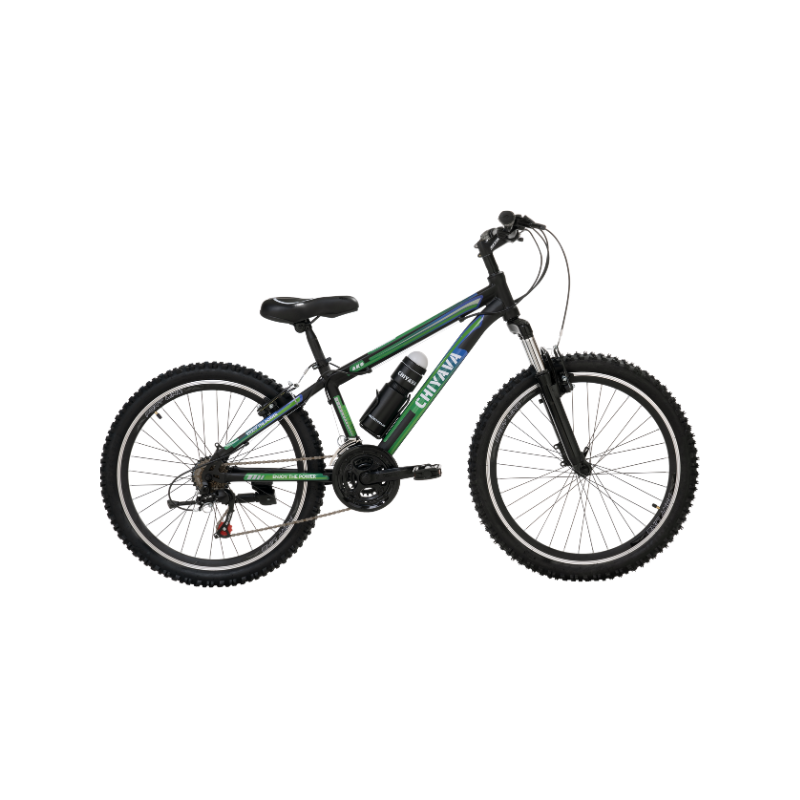 دوچرخه چیاوا مدل آکو دنده‌ای ۲۱ سرعته با ترمز ویبریک و دوشاخ کمک‌دار سایز ۲۴
