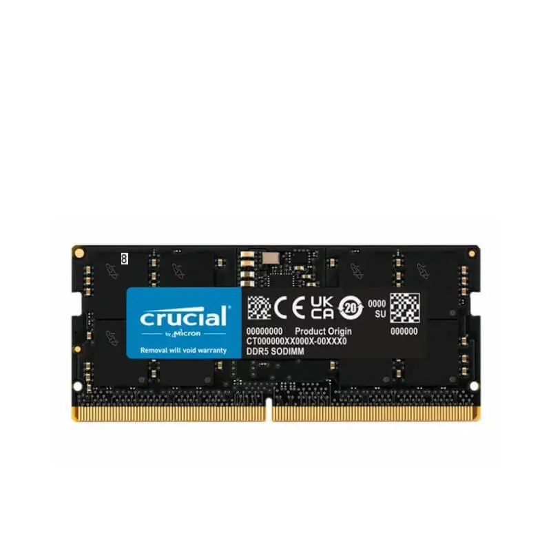رم لپ‌تاپ DDR5-5600 کروشیال مدل SO-DIMM CL46 ظرفیت 16 گیگابایت