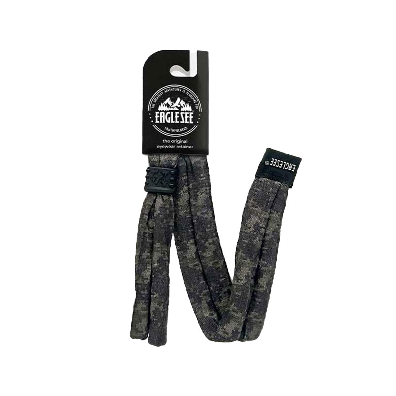 بند عینک ایگلسی مدل کتان طرح‌ کامو طوسی Grey Camo Suiters