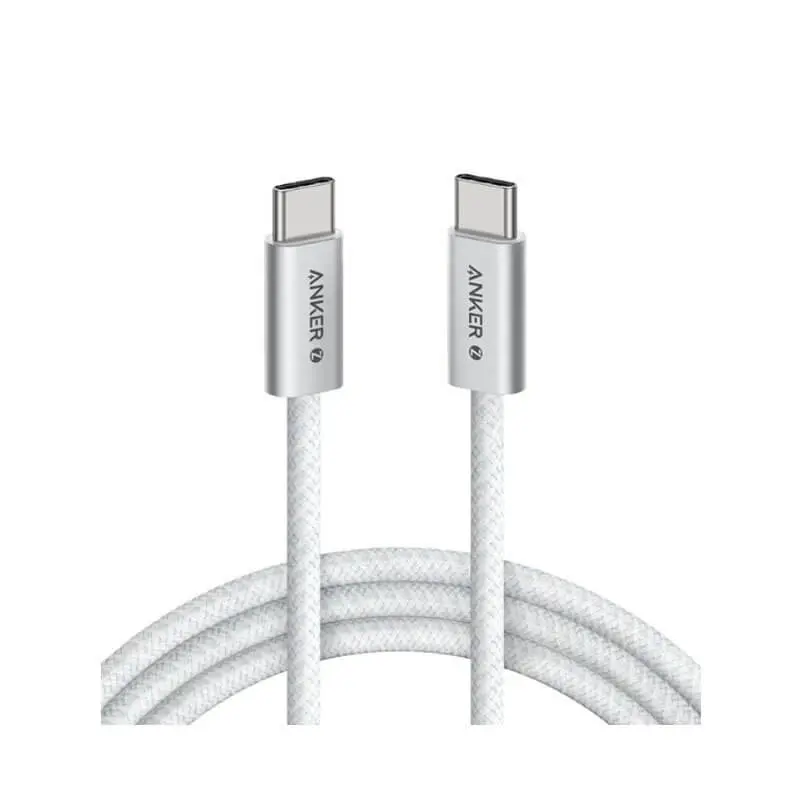 کابل شارژ USB-C to USB-C انکر مدل Zolo A8060 طول 180 سانتی متر توان 240 وات