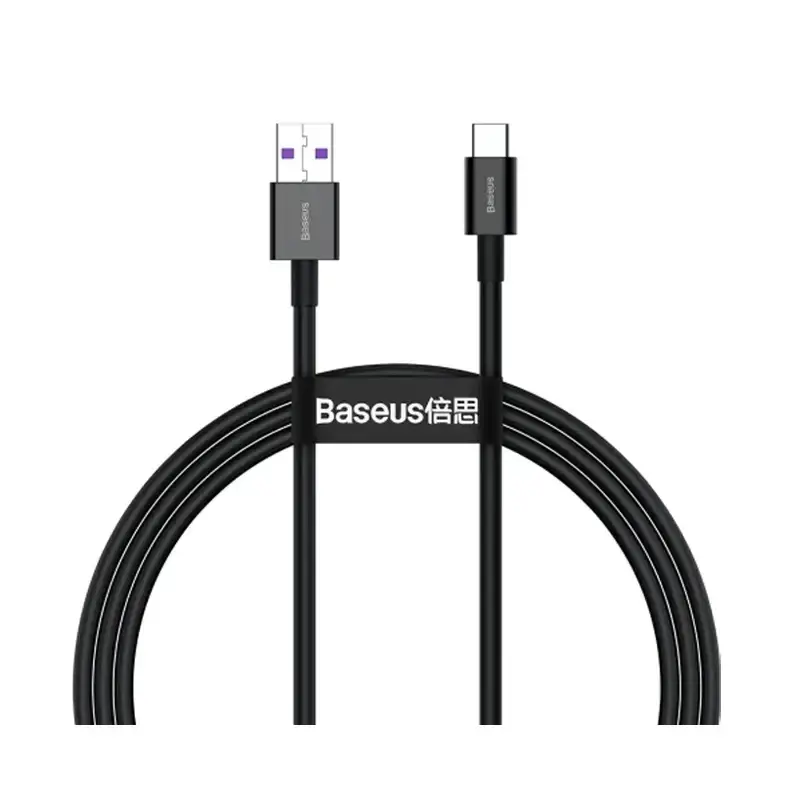 کابل شارژ و انتقال داده باسئوس مدل Baseus Superior Fast Charging Cable USB-A To USB-C 66W با طول 1 متر
