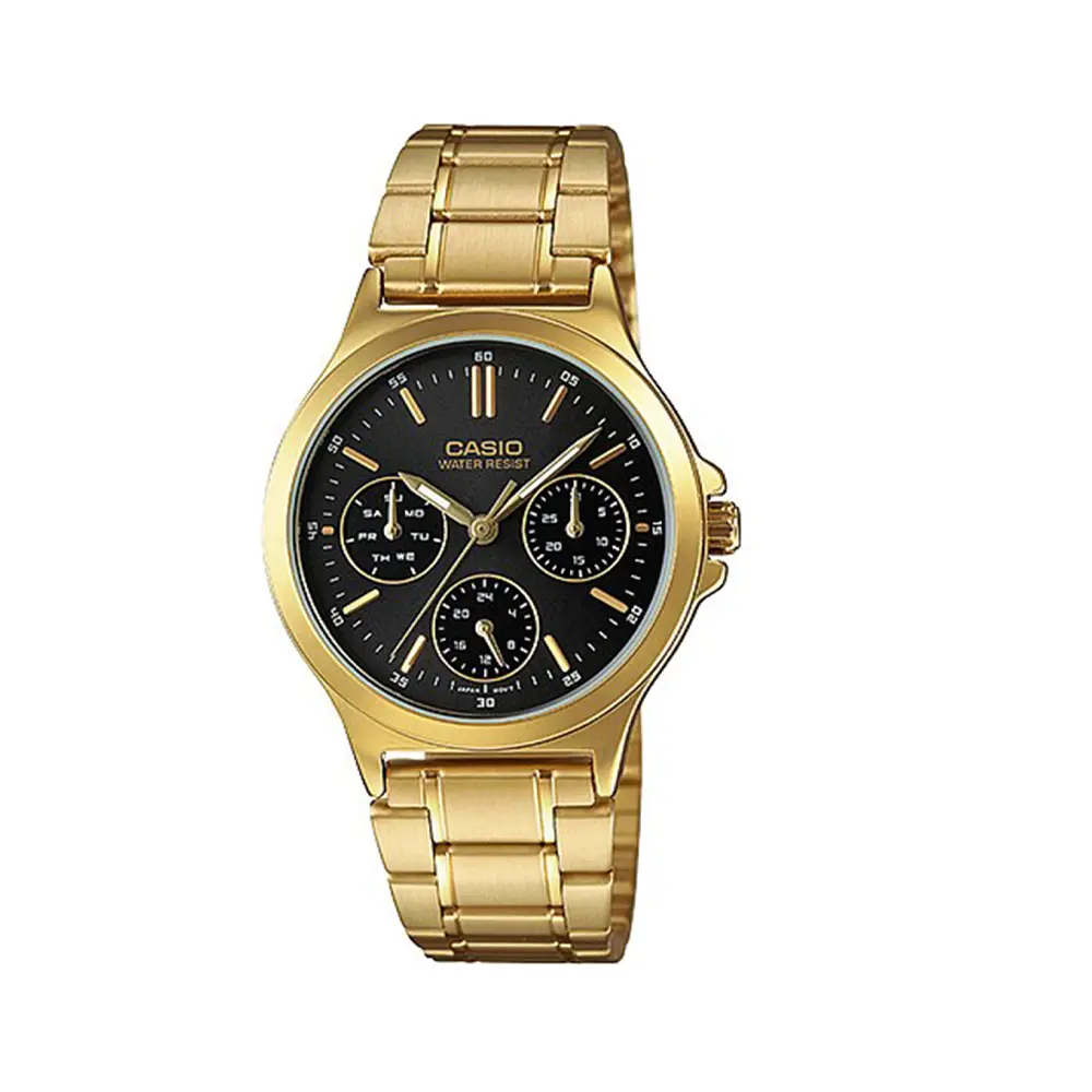 ساعت زنانه کاسیو کوارتز مدل LTP-V300G-1AUDF