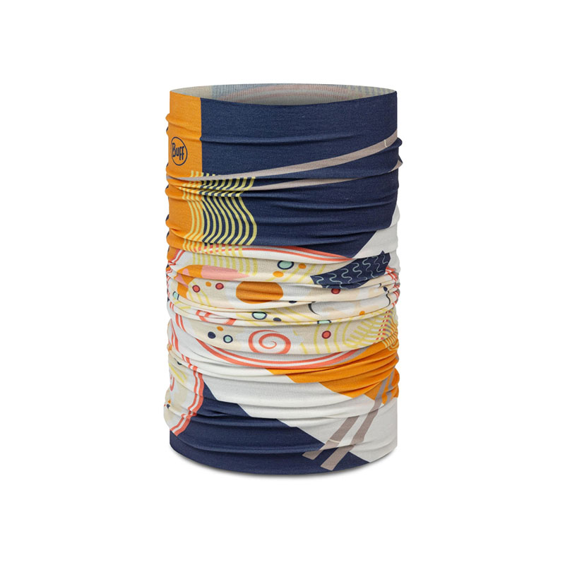 دستمال سر و گردن باف مدل Original Ecostretch Iven midnight navy