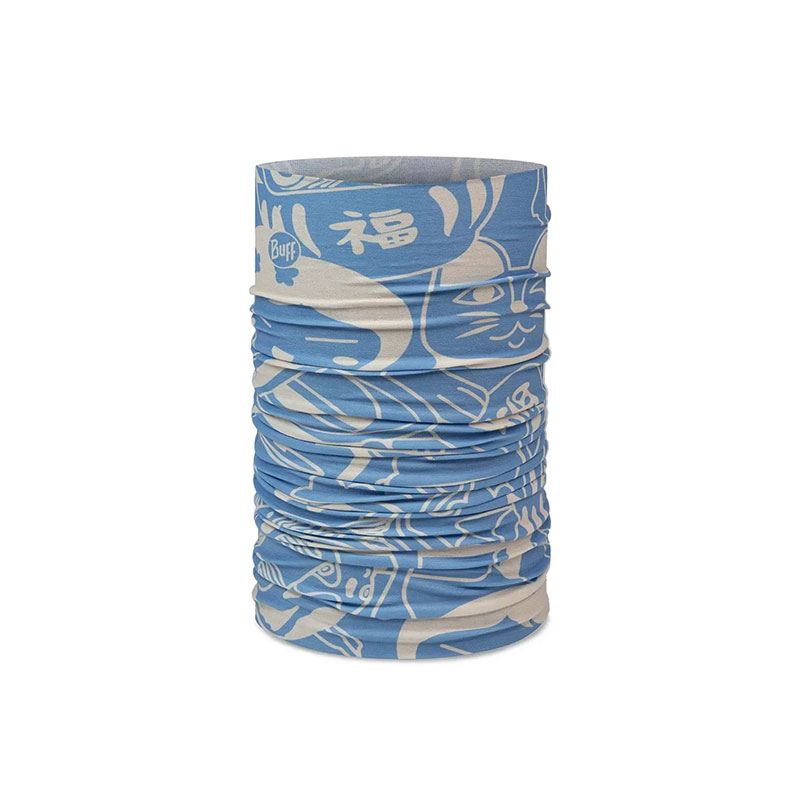 دستمال سر و گردن باف مدل Original Ecostretch xasaku washed blue