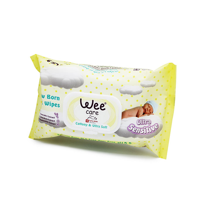 دستمال مرطوب نیوبرن مدل Wee Care ultra sensetive
