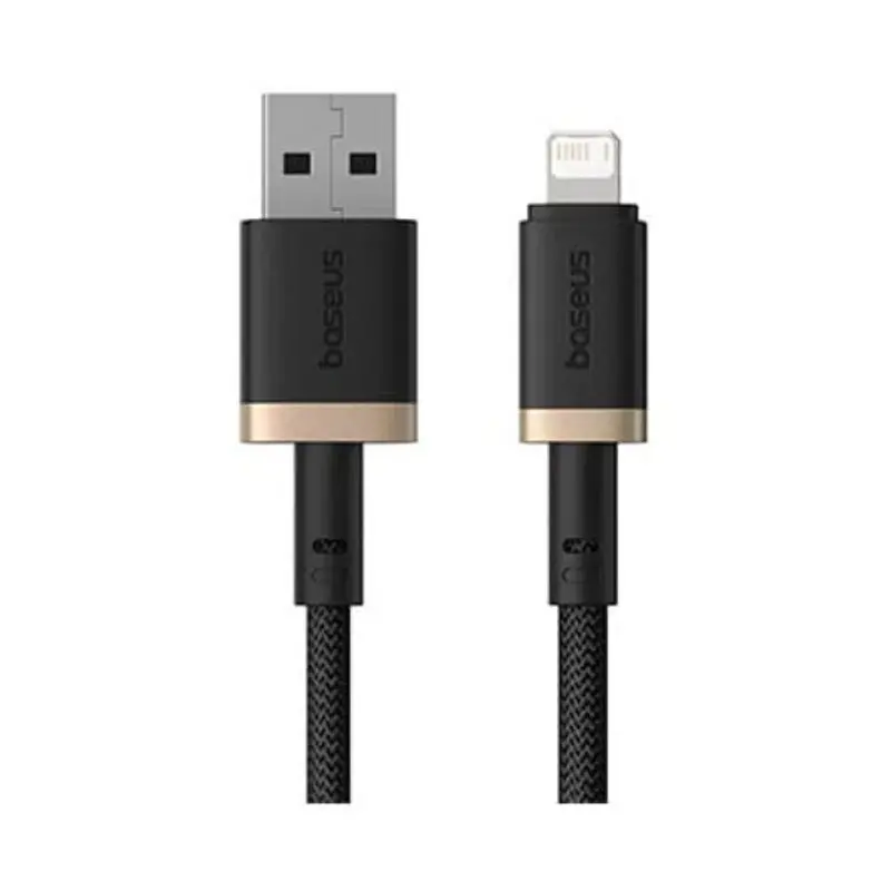 کابل شارژ Type-A to IP باسئوس مدل Baseus Dura Series با طول 1 متر توان 2.4 آمپر