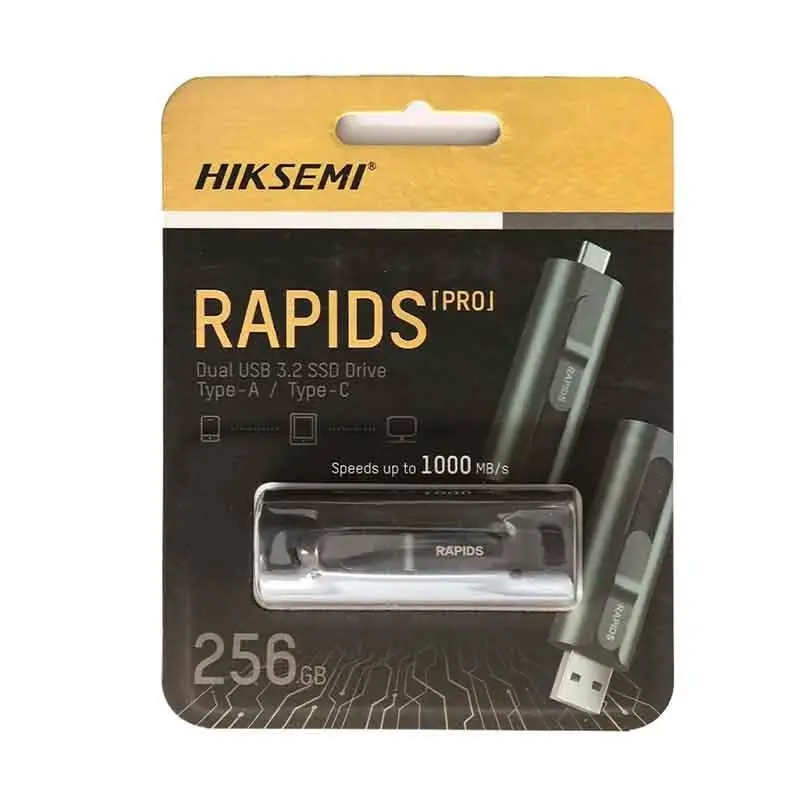 هارد اس اس دی اکسترنال هایک سمی مدل HIKSEMI Rapids PRO S1000 ظرفیت 256 گیگابایت