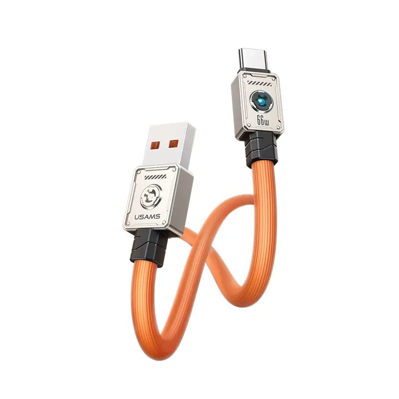 کابل شارژ USB-A to USB-C یوسمز مدل Usems US-SJ686 با طول 1.2 متر توان 66 وات