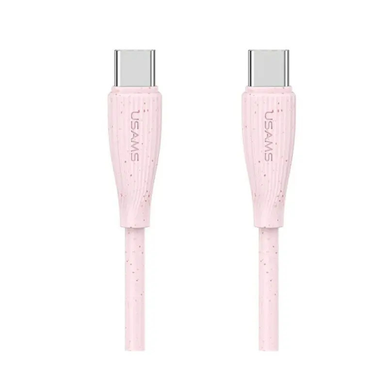 کابل شارژ USB-C to USB-C یوسمز مدل Usems US-SJ716 با طول 1 متر توان 60 وات