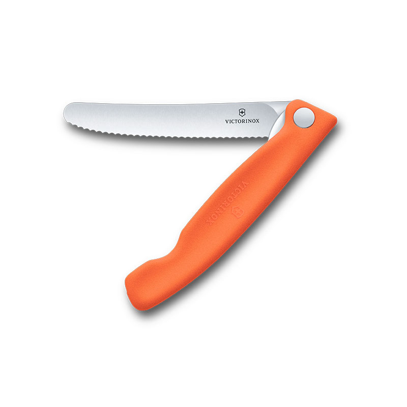 چاقوی تاشو پیک نیک ویکتورینوکس مدل Victorinox Picnic Knife 6.7839.FC1 نارنجی